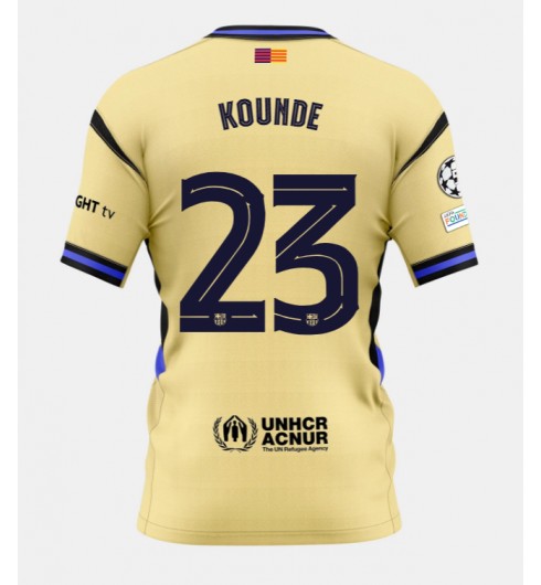 Barcelona Jules Kounde #23 Venkovní Dres 2025-26 Krátký Rukáv Barcelona Jules Kounde #23 Venkovní Dres 2025-26 Krátký Rukáv